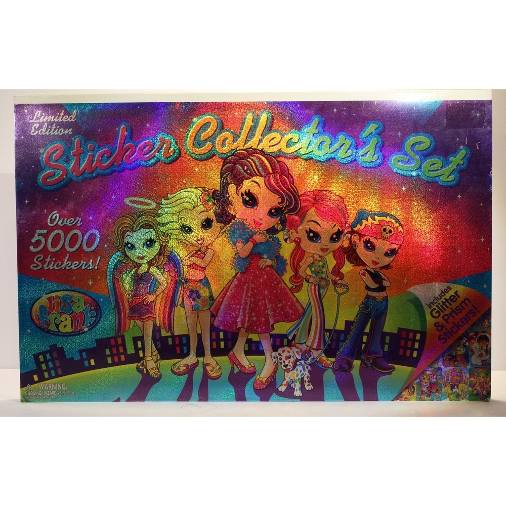 Lisa Frank 2006 Limited Edition Sticker Collector Set. Over 5000 Stickers (M)
